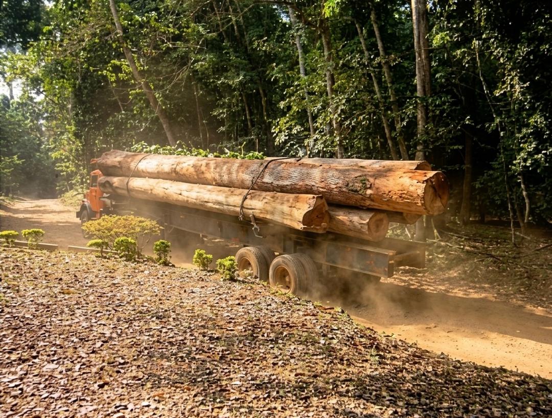 Moving Timber from the farmland